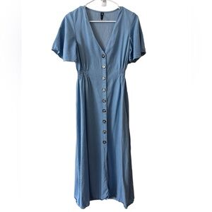 ZARA CHAMBRAY DRESS